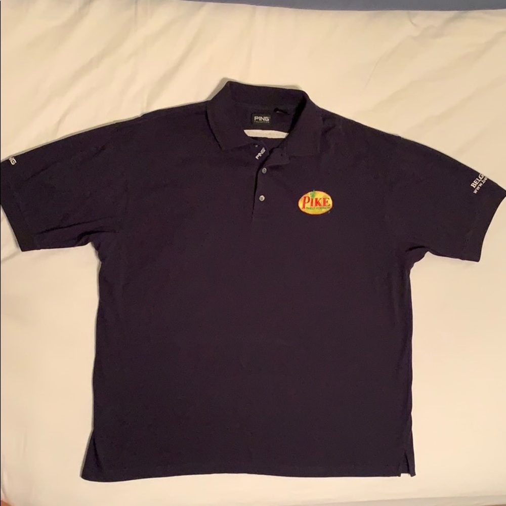 Ping Pike Nursery Navy Polo Golf Shirt XL